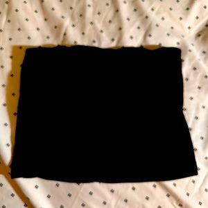 Black bandeau/ crop top